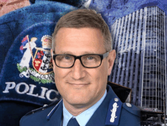 Former Deputy Police Commissioner Jevon McSkimming in uniform at a police event