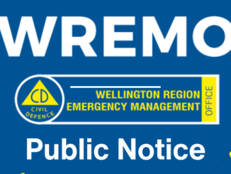 WREMO public notice image from the Wellington Region Emergency Management Office advising Porirua residents of severe wind warning for Thursday.