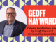 Portrait of Geoff Hayward, Porirua City Councillor, with bold text reading “Geoff Hayward” and a note that the image is for a column in Porirua News.