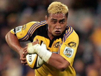 Jerry Collins in action for the Wellington Hurricanes. Collins has been posthumously inducted into the 2026 Pasifika Rugby Hall of Fame.