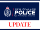 New Zealand Police update graphic announcing a vehicle seized after anti-social road user activity in a cemetery.