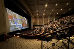 Audience fills The Embassy Theatre during a Wellington Film Society screening