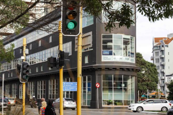 Exterior of the building at 3 Market Lane in central Wellington, the new home of Toi Aro arts centre.