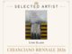 Wellington artist Lynn Blann’s artwork featured on her selected artist profile for the Chianciano Biennale 2026 in Italy.