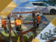 Wellington Electricity workers carrying out power infrastructure work, with electricity network equipment and a Wellington Electricity vehicle shown in a composite image.