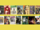 Two rows of Capital Times, Agenda and W5 covers on a yellow background.